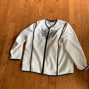 Bob Mackie White Jacket